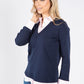 Two in One Shirt Detail Pullover