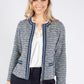 Designer Inspired Zip Up Tweed Jacket