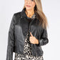 Faux Leather Biker Jacket