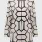 Geometric Design Blazer