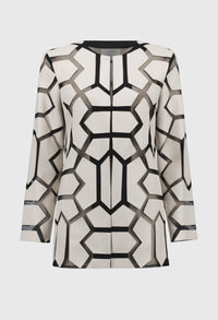 Geometric Design Blazer