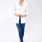 Open Front Textured Business Jacket