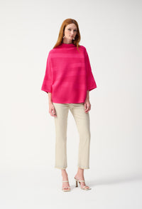 High Neck Ribbed Pullover