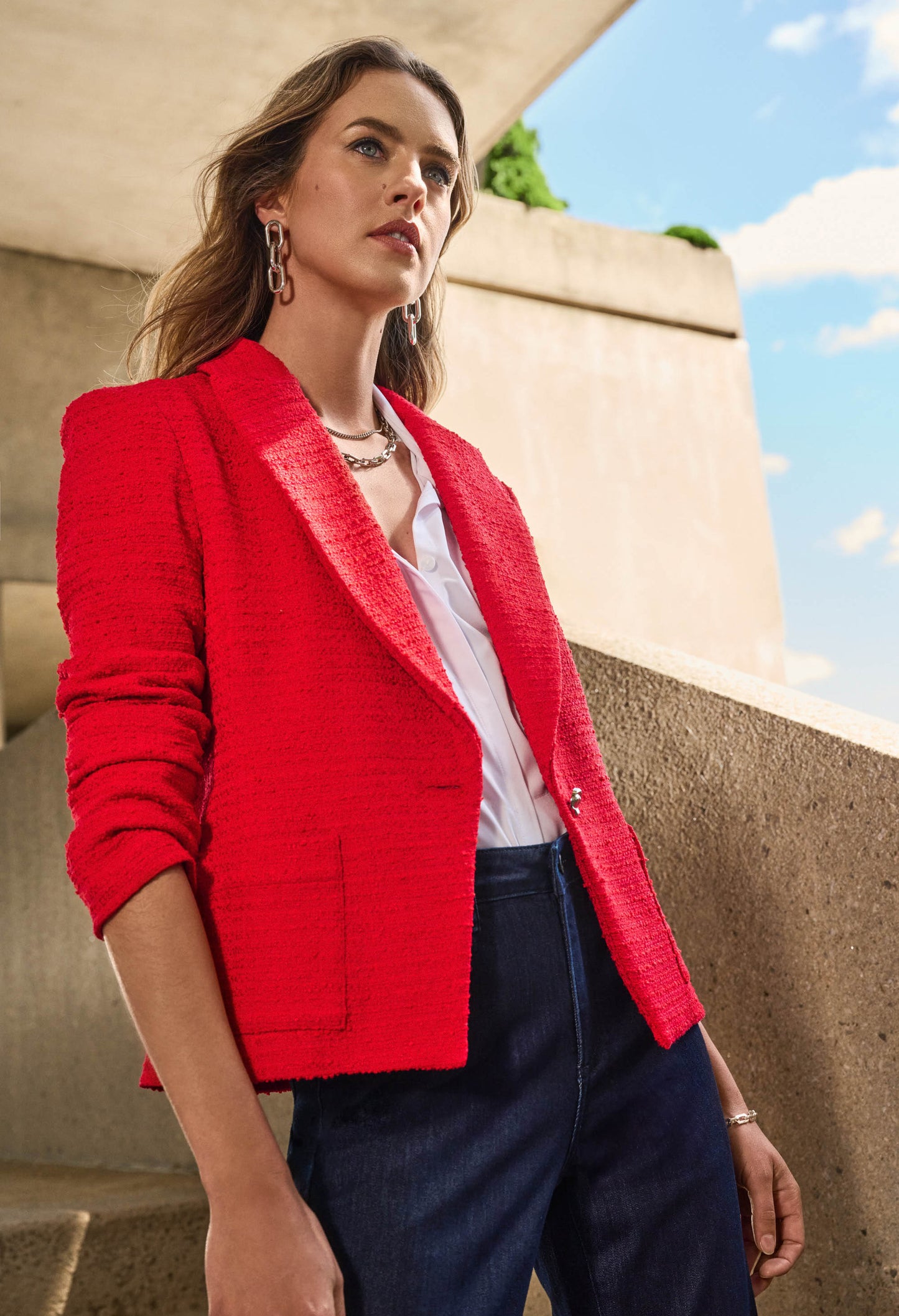 Formal Hip-length Blazer