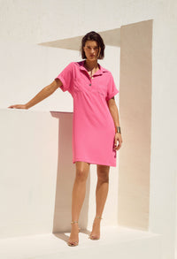 Mini Shift Polo Dress