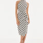 Polka-dot Halter Wrap Dress