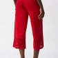 Cropped Wide-leg Mesh Trousers