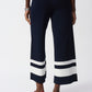 Striped Casual Wide-leg Trousers