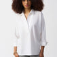 Casual Collarless Long-sleeve Shirt