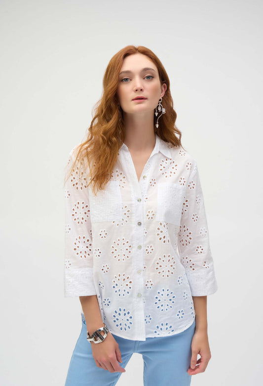 Floral Casual Button Top