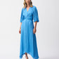 Maxi A-line V-neck Dress