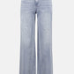 Wide-leg Mid-rise Embellished Jeans