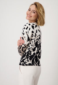 Leopard Print Knit Jumper