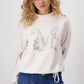 Tie Waist Diamante Detail Sweatshirt