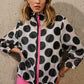 Polka-dot Relaxed Fit Jacket