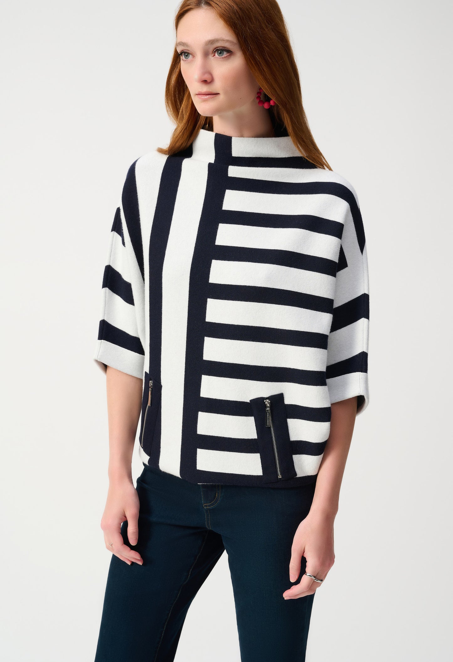 Relaxed Fit Striped Top