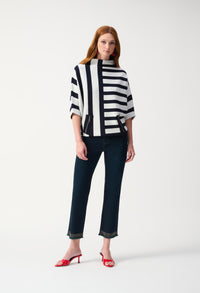 Relaxed Fit Striped Top