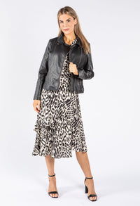 Leopard Wrap Dress