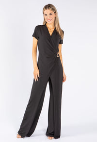 Gold Buckle Detail Jumpsuit