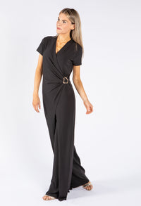 Gold Buckle Detail Jumpsuit