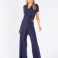 Gold Buckle Detail Jumpsuit