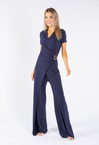 Gold Buckle Detail Jumpsuit