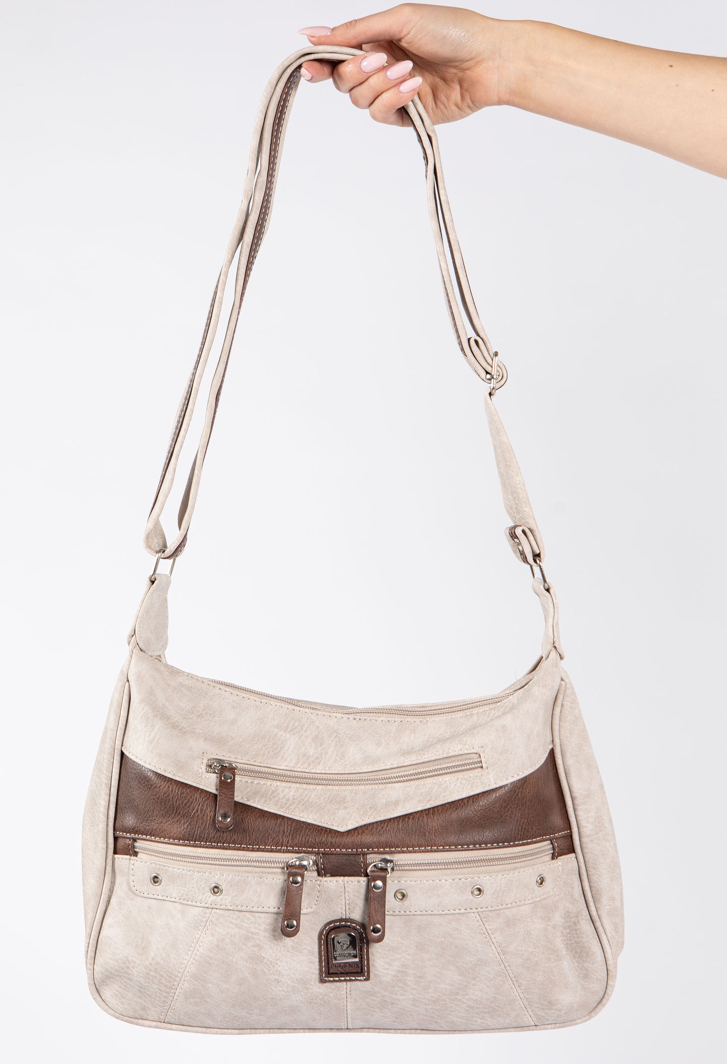 Multi Pocket Shoulder Cross Body Bag