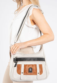 Multi Pocket Utility Cross Body Bag