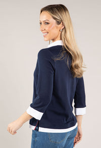 Two in One V Neck Pullover