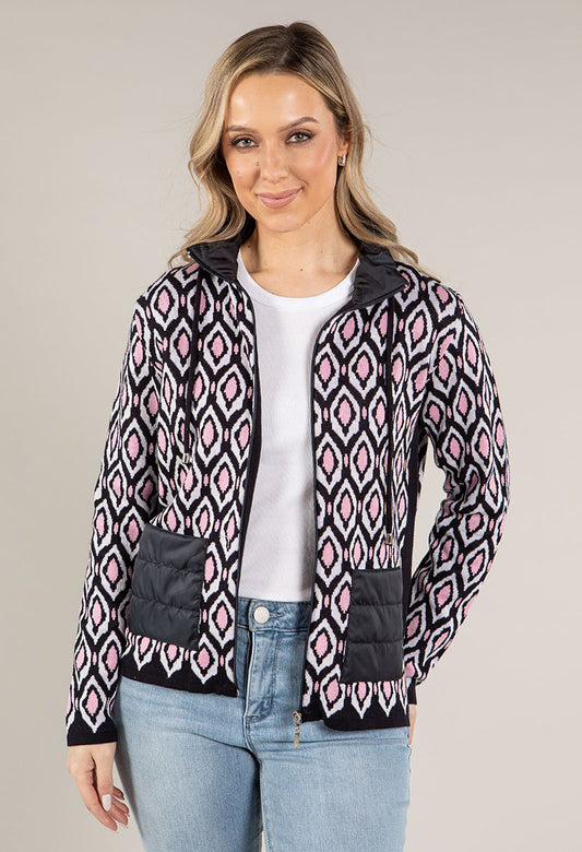 Geo Knit Cardigan