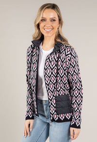 Geo Knit Cardigan