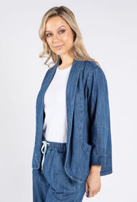 Denim blazer