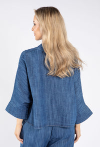 Denim Cropped Shirt