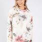 Floral Soft Cord Pullover