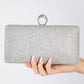 Luxury Squared Pearl Clutch Bag