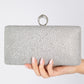 Luxury Squared Pearl Clutch Bag