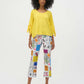 Printed Flare Trousers