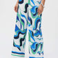 High-waisted Abstract Trousers