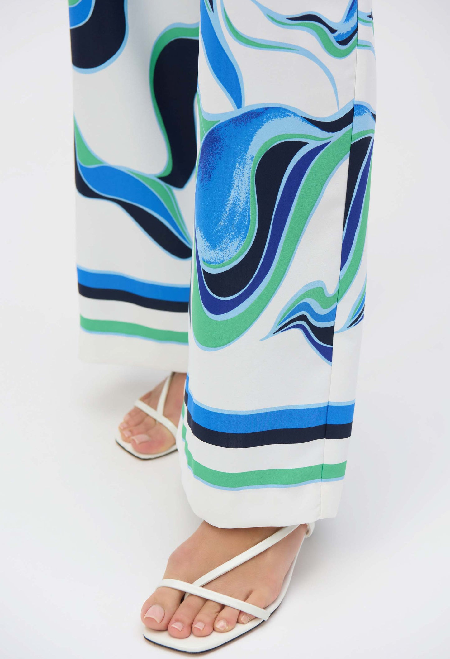 High-waisted Abstract Trousers