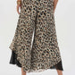 Chiffon Animal Print Reversible Culotte Pant