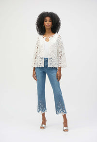 High-waisted Cropped Jeans