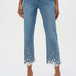 High-waisted Cropped Jeans