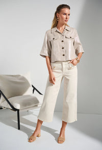 Mid-rise Wide-leg Trousers