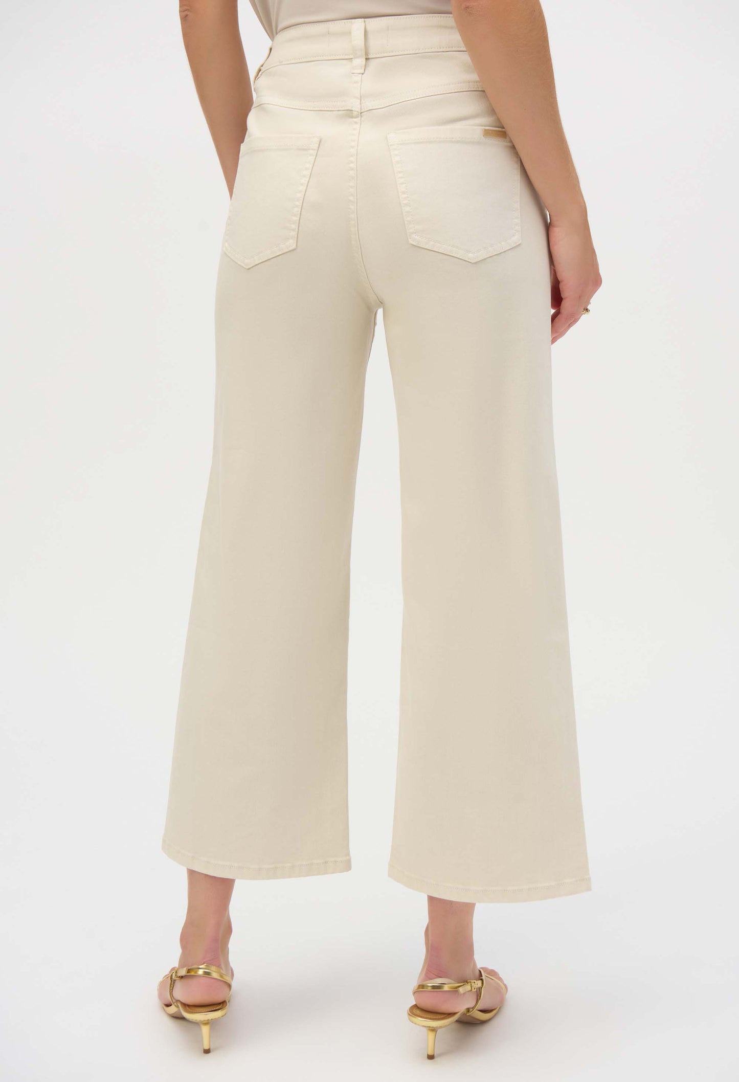 Mid-rise Wide-leg Trousers