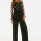 Polka Dot Off-shoulder Jumpsuit