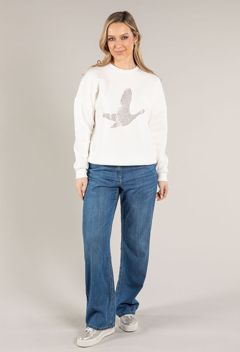 Bird Diamante Pullover