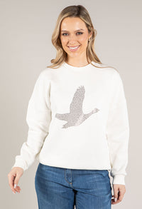 Bird Diamante Pullover