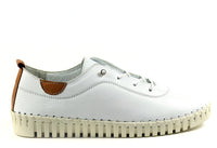 Flamborough leather Plimsoll