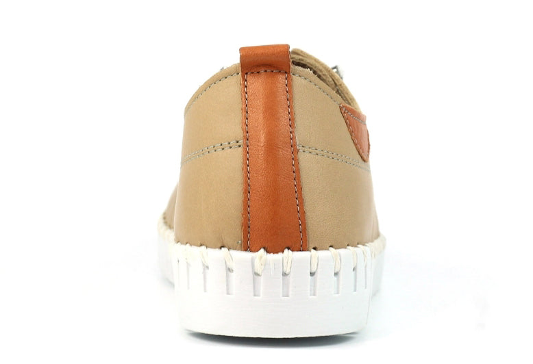 Flamborough leather Plimsoll