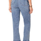 "Ab"solution High Rise Ankle Length Straight Leg Jeans with Fray Hem